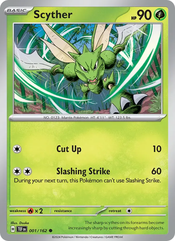 Scyther 1 — Temporal Forces 1, Normal finish