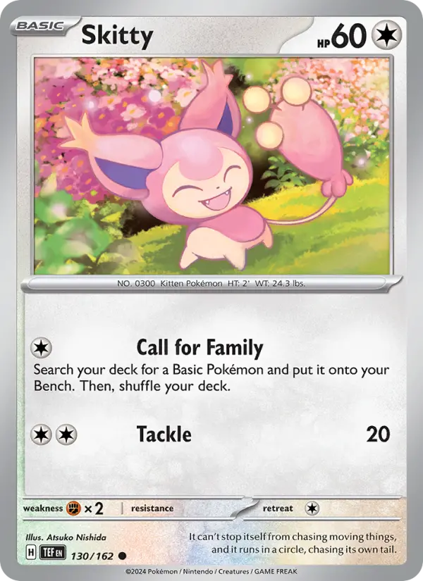Skitty 130 card from Temporal Forces