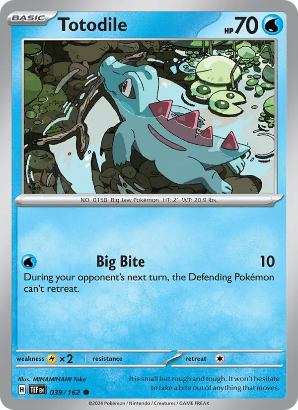 Totodile 39 — Temporal Forces 39, Normal finish