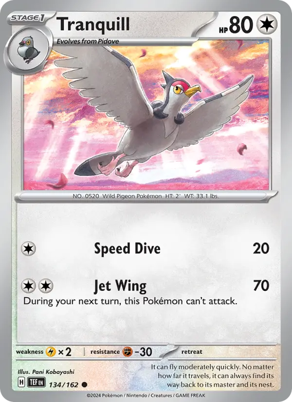 Tranquill 134 card from Temporal Forces