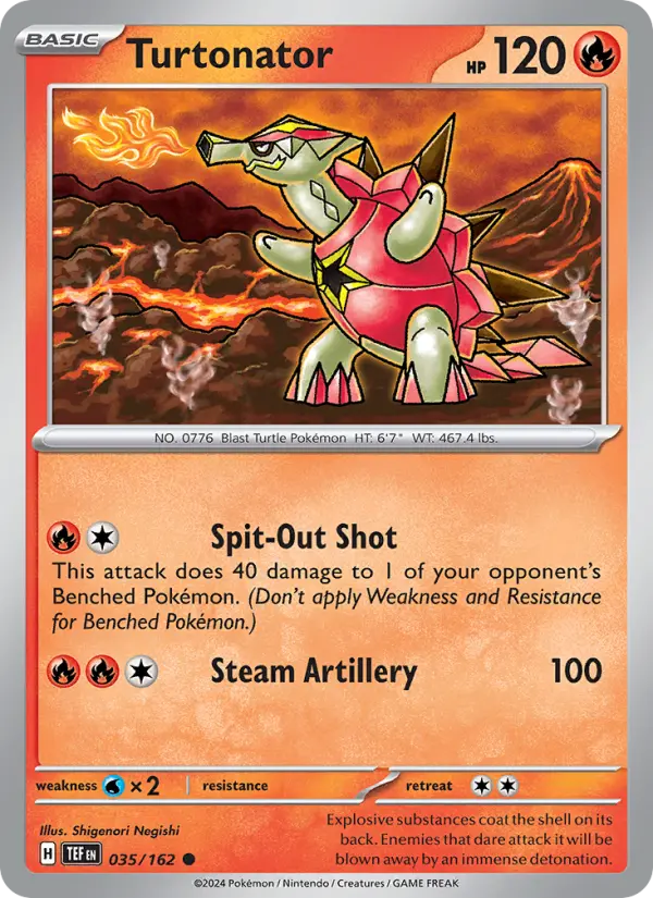 Turtonator 35 card from Temporal Forces