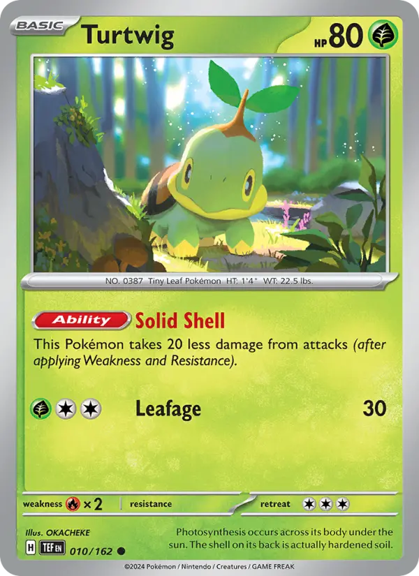 Turtwig 10 — Temporal Forces 10, Normal finish