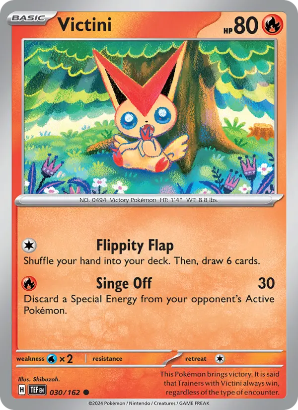 Victini 30 — Temporal Forces 30, Normal finish