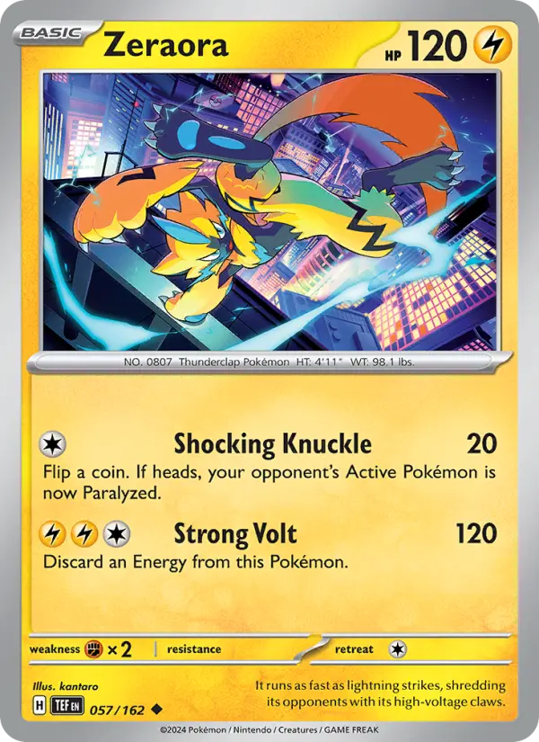 Zeraora 57 — Temporal Forces 57, Normal finish