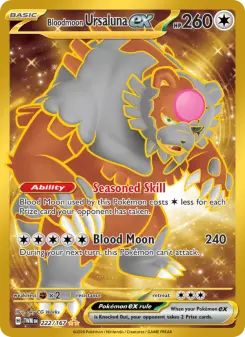 Bloodmoon Ursaluna ex — Twilight Masquerade 222