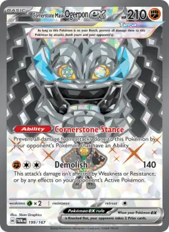 Cornerstone Mask Ogerpon ex — Twilight Masquerade #199