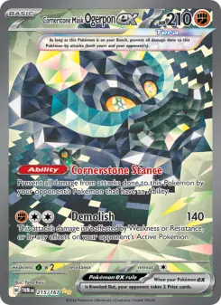 Cornerstone Mask Ogerpon ex 215 — Twilight Masquerade