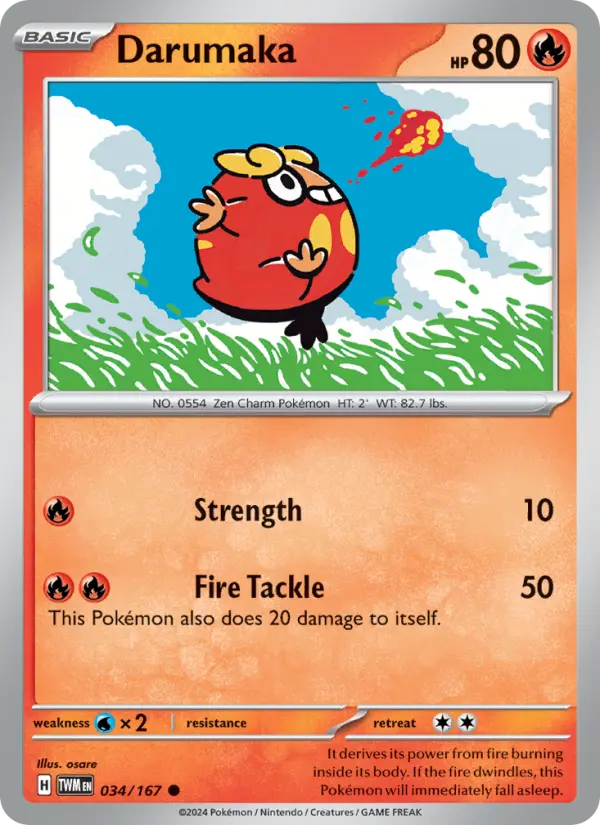 Darumaka 34 card from Twilight Masquerade