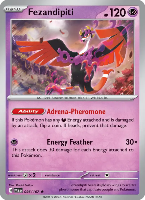 Fezandipiti 96 card from Twilight Masquerade