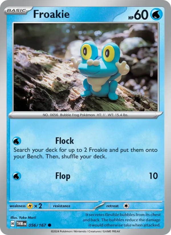 Froakie 56 card from Twilight Masquerade
