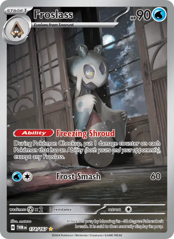 Froslass 174 card from Twilight Masquerade