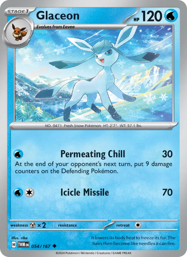Glaceon 54 — Twilight Masquerade 54, Normal finish