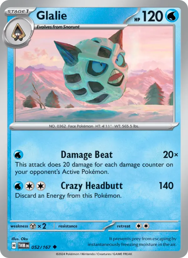 Glalie 52 — Twilight Masquerade 52, Normal finish