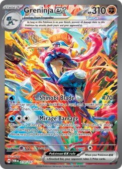 Greninja ex — Twilight Masquerade 214