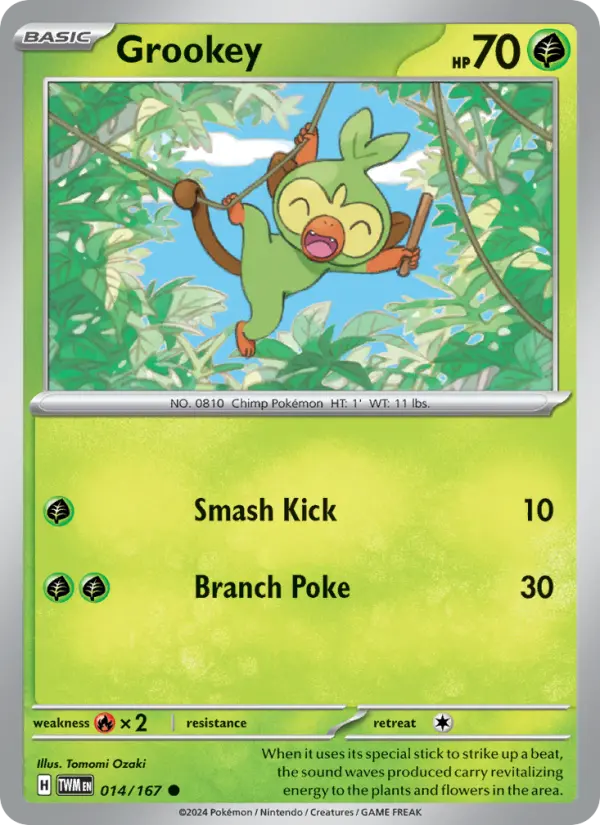 Grookey 14 — Twilight Masquerade 14, Normal finish