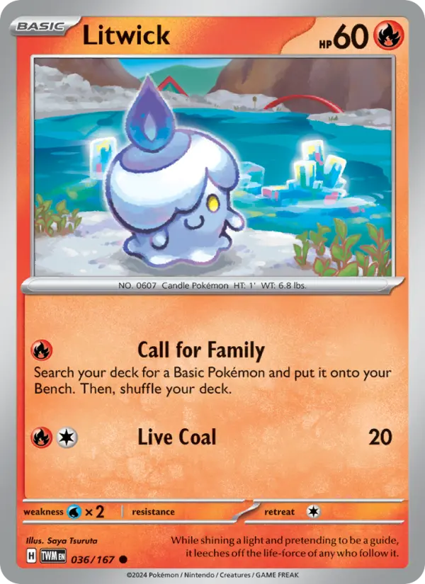 Litwick 36 card from Twilight Masquerade