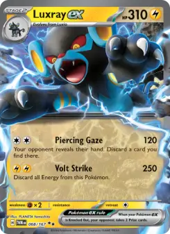 Luxray ex — Twilight Masquerade #68