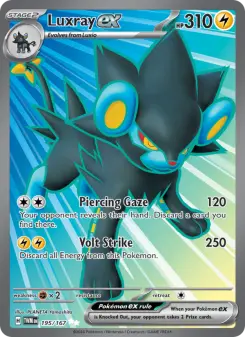 Luxray ex — Twilight Masquerade #195