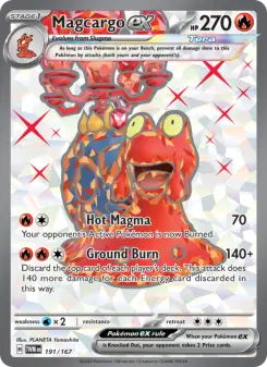 Magcargo ex — Twilight Masquerade #191
