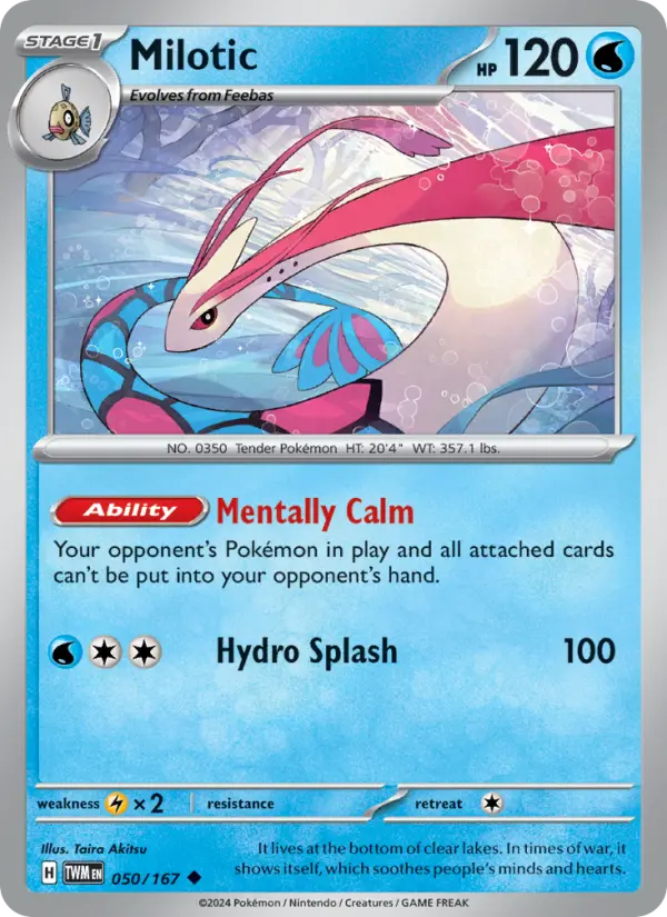 Milotic 50 — Twilight Masquerade 50, Normal finish