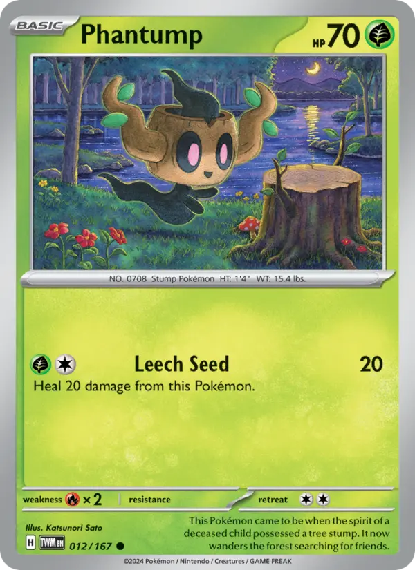 Phantump 12 card from Twilight Masquerade