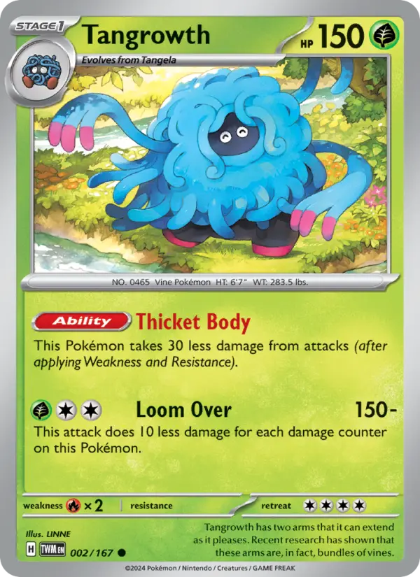 Tangrowth 2 card from Twilight Masquerade