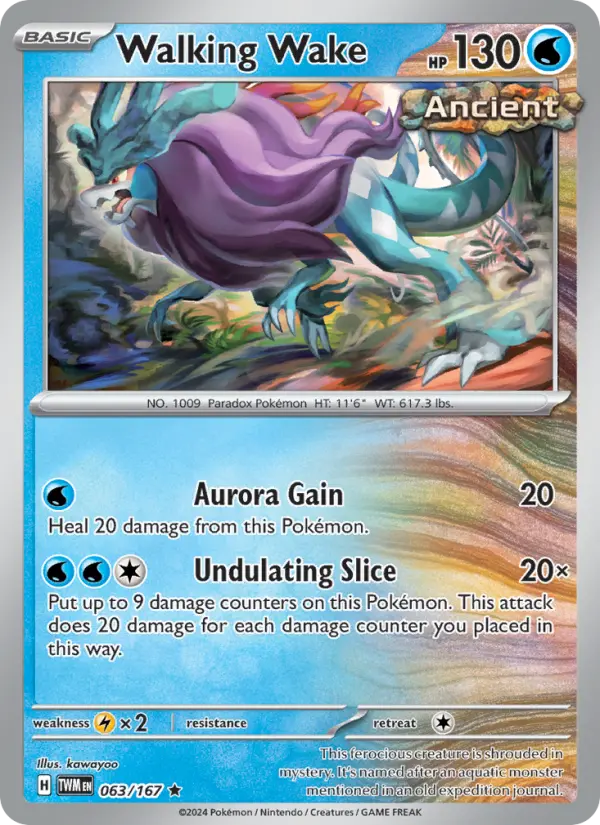 Walking Wake 63 card from Twilight Masquerade