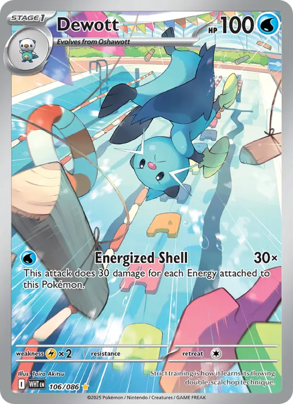 Dewott 106 card from White Flare