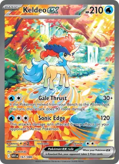 Keldeo ex — White Flare #167