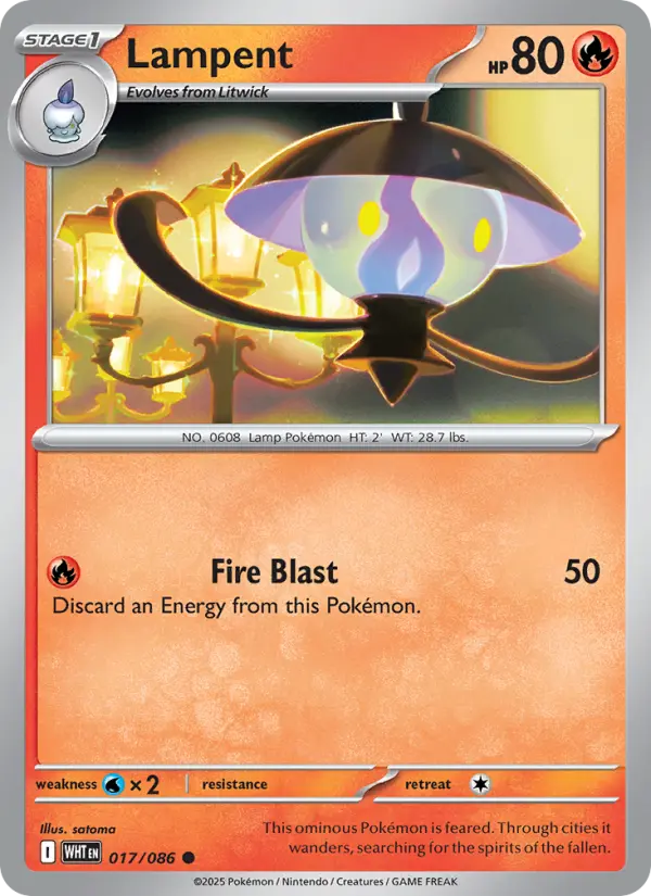 Lampent 17 card from White Flare