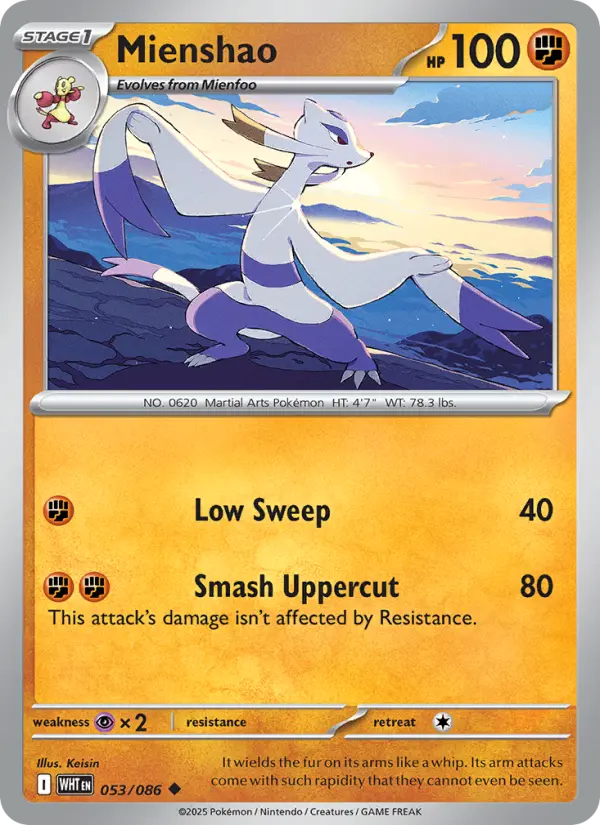 Mienshao 53 card from White Flare