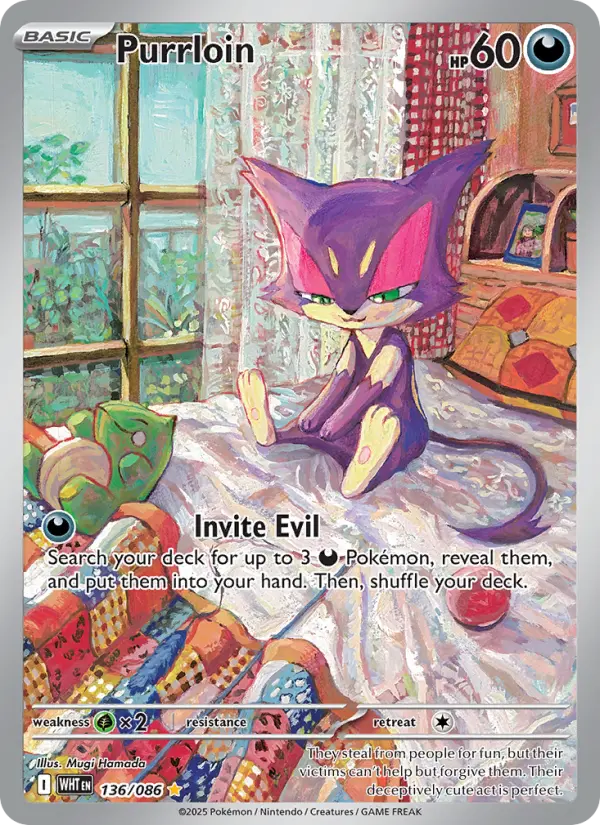 Purrloin 136 card from White Flare