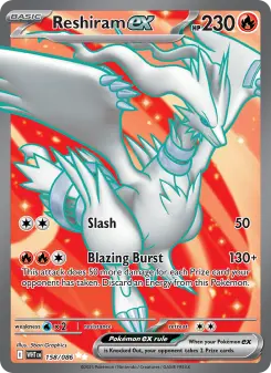 Reshiram ex — White Flare #158