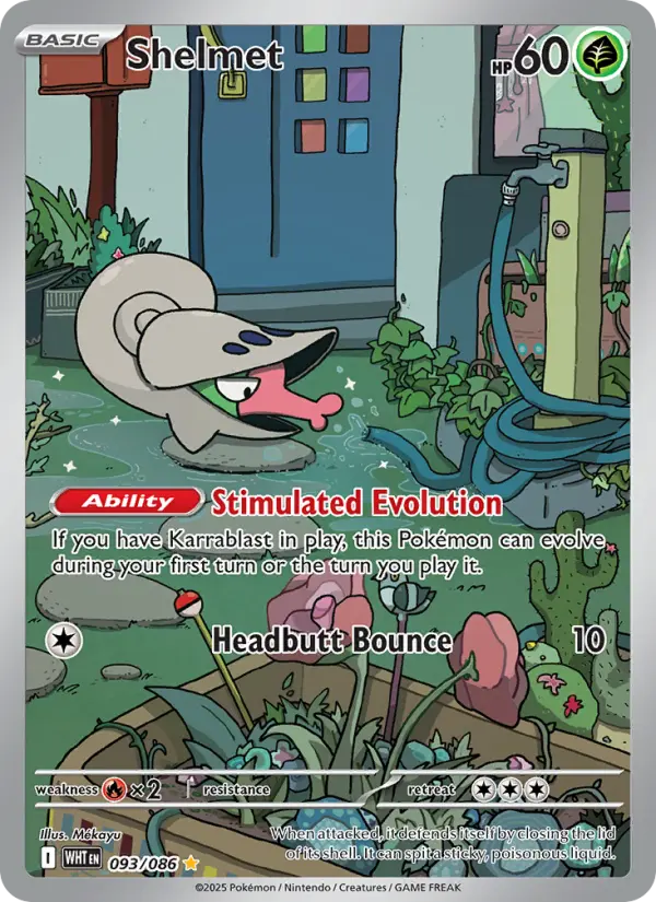 Shelmet 93 — White Flare 93, Holofoil finish
