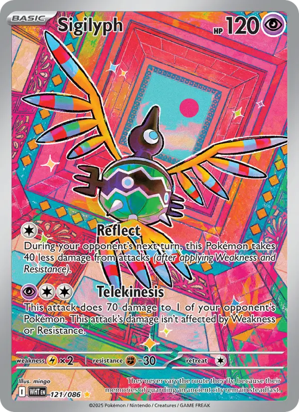 Sigilyph 121 card from White Flare