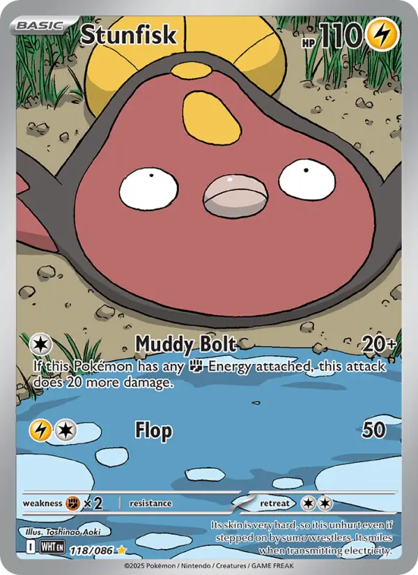 Stunfisk 118 card from White Flare