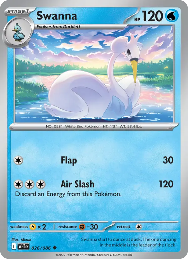 Swanna 26 card from White Flare