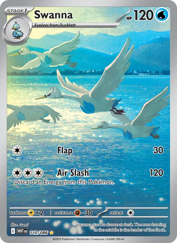 Swanna 110 card from White Flare