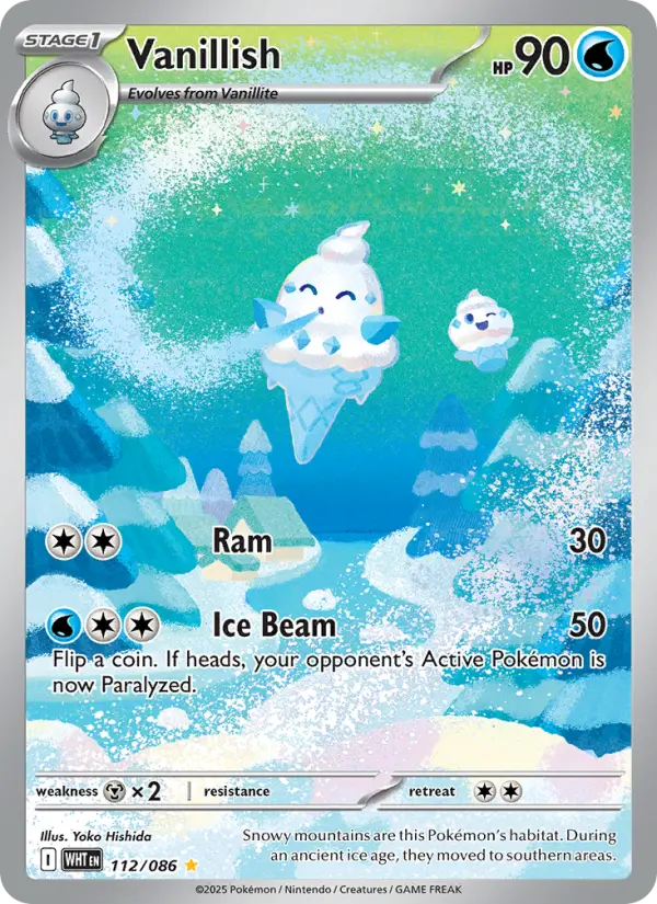 Vanillish 112 — White Flare 112, Holofoil finish