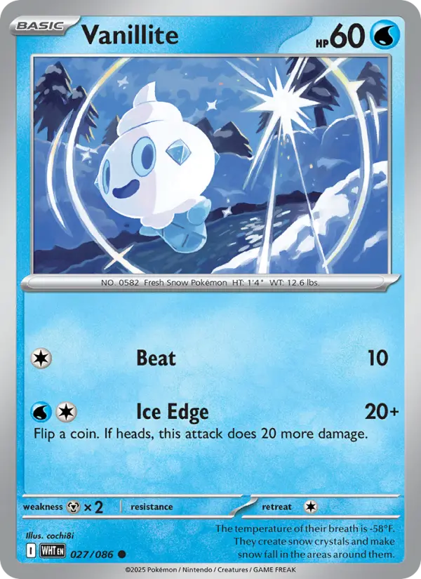 Vanillite 27 card from White Flare