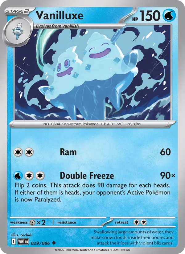 Vanilluxe 29 card from White Flare
