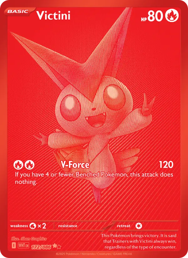 Victini 172 card from White Flare
