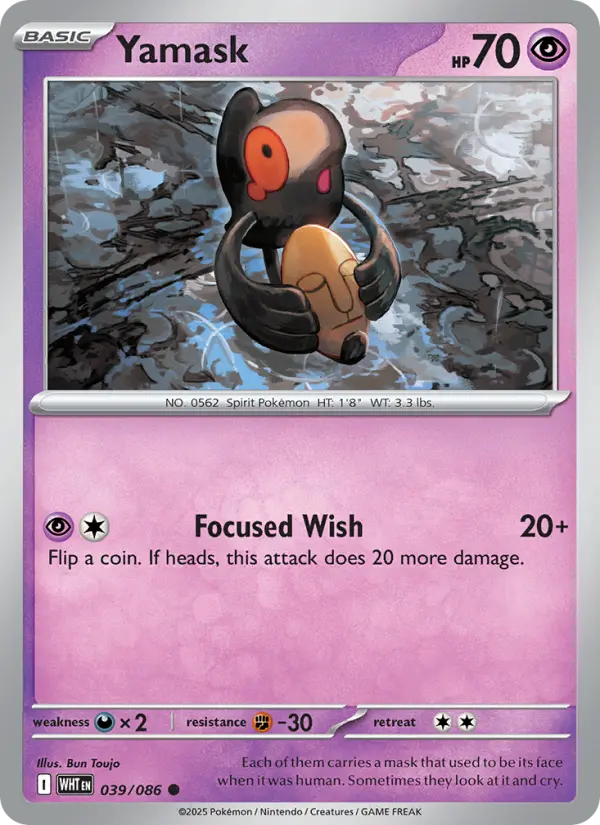 Yamask 39 card from White Flare