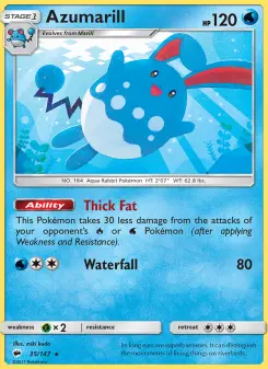 Azumarill 35 — Burning Shadows