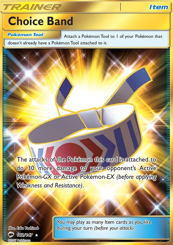 Choice Band 162 — Burning Shadows 162, Holofoil finish