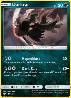 Darkrai — Burning Shadows #87