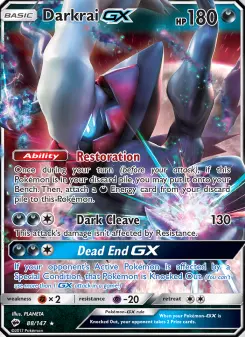 Darkrai-GX — Burning Shadows #88