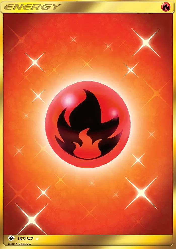 Fire Energy 167 card from Burning Shadows