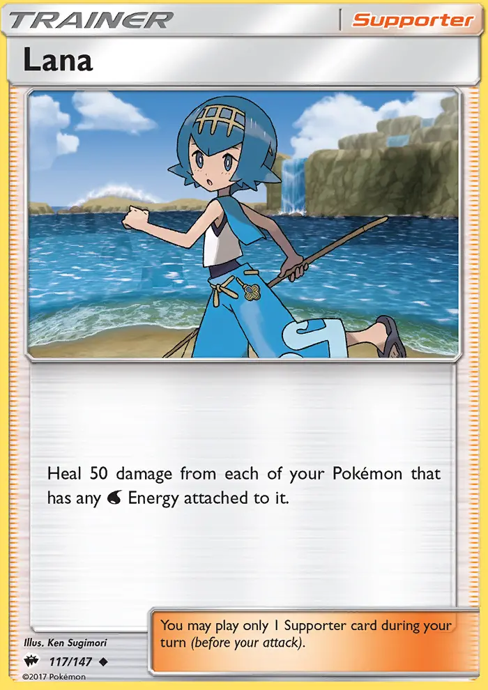 Lana 117 card from Burning Shadows