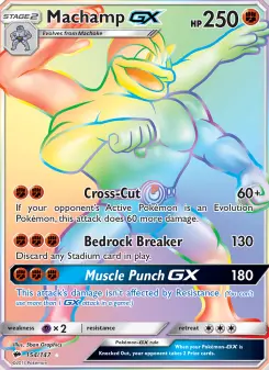 Machamp-GX 154 — Burning Shadows